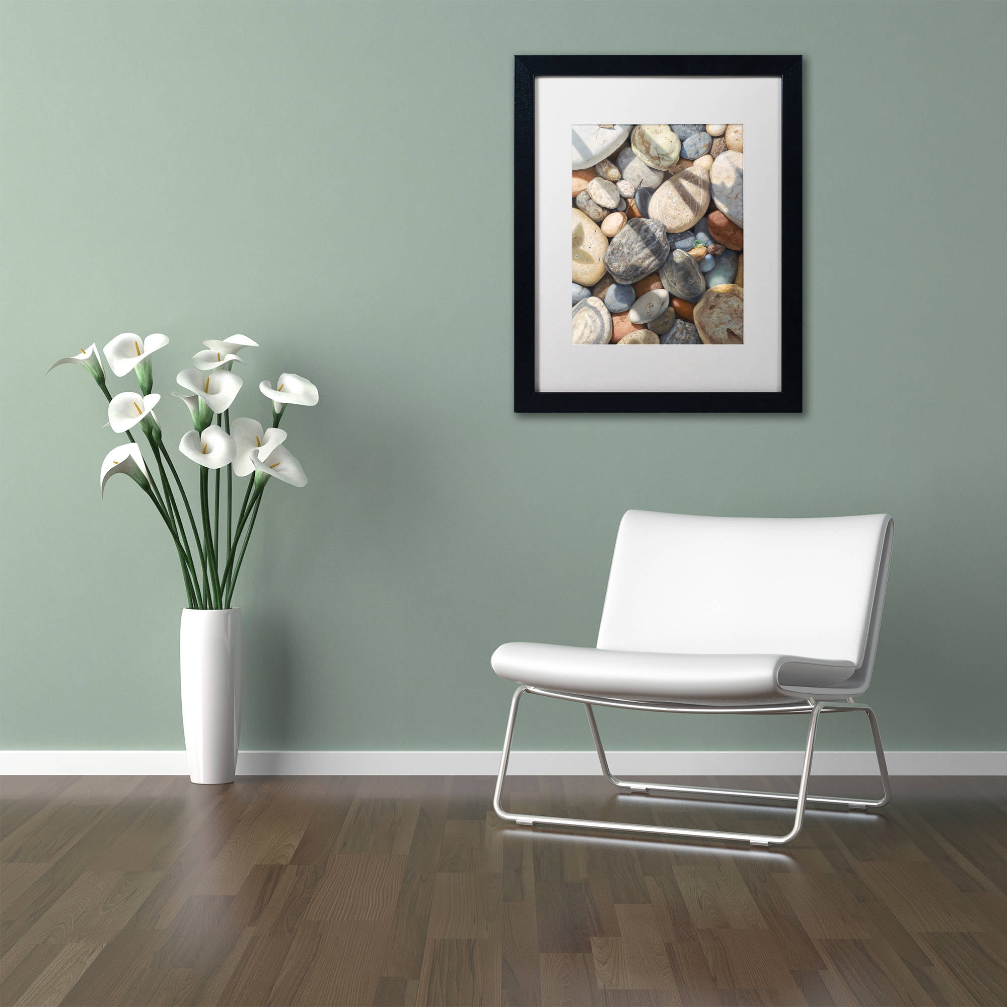 Stephen Stavast 'A Glass Act' Matted Framed Art