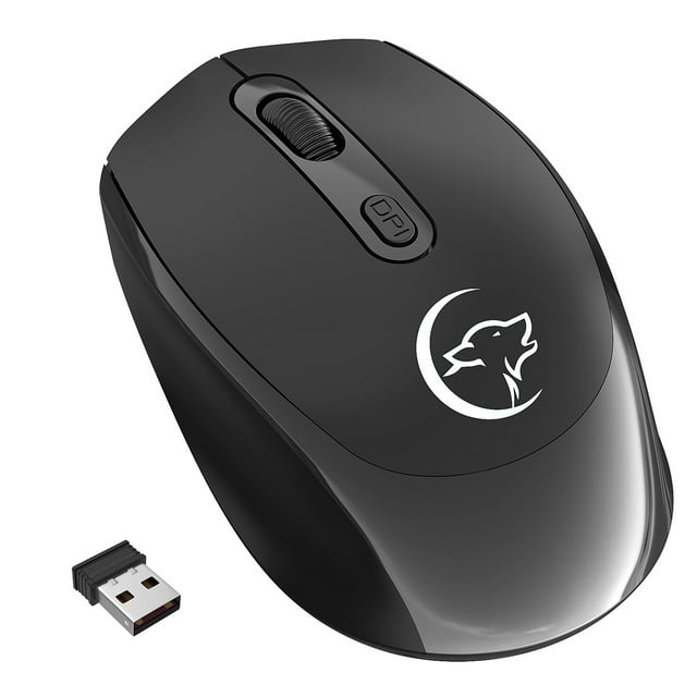 Cursor óptico YWYT G839 2.4G Ratón óptico inalámbrico 1200/1600/2400 DPI ajustable Ratón ergonómico de oficina para juegos para PC / Laptop YWYT Cursor óptico