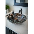 thumbnail image 4 of Natural Pebble Pattern Glass Vessel Sink, 4 of 8
