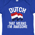 thumbnail image 4 of Inktastic Dutch Gift Pride Netherlands Flag Boys or Girls Baby Bodysuit, 4 of 5