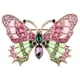 thumbnail image 1 of Pin de mariposa, pin de ropa personalizado, broche de metal con diamantes de imitación, pin de solapa para traje y sombrero, 1 of 6