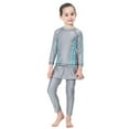 thumbnail image 5 of Girls Swimsuits Full Coverage Long Sleeve Shirt Pants With Upf 50 Sun Pool Kids Beachwear, 5 of 8