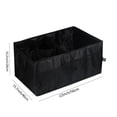 thumbnail image 3 of Caja de almacenamiento para coche y acampada, organizador de maletero de coche, organizador de almacenamiento de maletero plegable negro para coche SUV (negro), 3 of 5