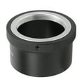 thumbnail image 2 of Lens Mount Adapter, Aluminium Anodic Oxidation Wear Resistant Tight Connection T2 Mount Lens Adapter  For  M4/3 Mount Body, 2 of 8