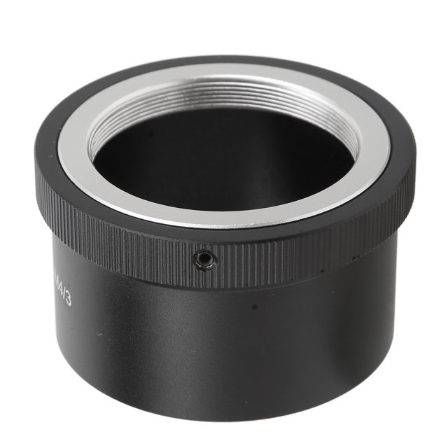 Adaptateur de Lentille T2, Adaptateur de Lentille Anodisé Résistant à l'Usure Connexion Serrée pour Boîtier de Lentille M4/3