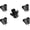 black, variant on Golf Ball  Upper for Putter Golf Manual Ball Retriever Grabber, Driving Range Use 3-Prong Ball , No Bending to Pick Up The Ball, Golf Accessories, Golf Screws Tool
