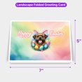 thumbnail image 5 of Happy Easter Brussels Griffon with Bunny Ear Headband and Flowers 7x5in Folded Greeting Card Griff Dog Lover Single Note Card with Envelope - 13001, 5 of 5