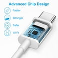 thumbnail image 2 of 3 Pack USB C Charger with 6FT Cable Compatible for iPhone 17 16 15/iPhone 15 Pro/iPhone 15 Pro Max/iPad Pro/Mini/Air4/AirPods, 2 of 6