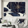 thumbnail image 2 of Designart Dark Rose Gilded Gold Canvas Wall Art, 2 of 2
