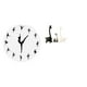 thumbnail image 1 of Reloj de pared,Reloj de pared con bailarina,reloj decorativo colgante.,Relojes de pared silenciosos Reloj decorativo de tiempo silencioso,Estatua de ciervo alce,Estatua de jirafa de, 1 of 8