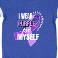 thumbnail image 4 of Inktastic I Wear Purple For Myself Lupus Awareness Boys or Girls Baby Bodysuit, 4 of 5
