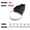 Inch cm Black, variant on Automatic retractable tape measure, 150 cm retractable tape measure, suitable for waist, chest, arms, tailoring, white/black