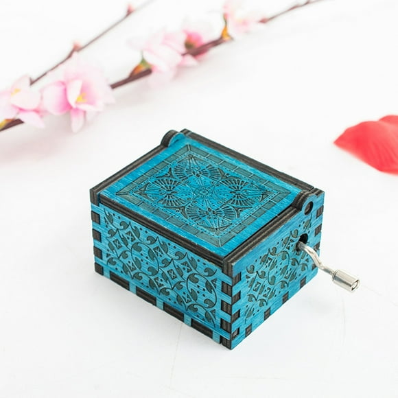 Boovnll Room Decor, Pure Hand-Classical Music Box Hand-Wooden Music Box Creative Wooden Crafts Best Gifts, Home Decor, Bedroom Decor, Living Room Decor