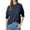 BU2, variant on Solid Color Plus Size Loose Fit O-Neck Puff Sleeve Long Tee For Women Stylish Comfortable Casual Tops Shirts Stylish Dailywear