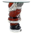 thumbnail image 2 of Adorno de resina para mesa navideña con tapa de cristal escultural de Papá Noel, sala de estar para el hogar de Navidad S, 2 of 4