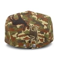 thumbnail image 3 of Chririnla Green Camo Deer Newsboy Cap for Men Golf Cabbie Hat Lightweight Adjustable Fishing Golf Hat for Travel, 3 of 4