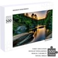 thumbnail image 4 of Mountains and Rivers Landscape Puzzle 500 Piece Jigsaw Puzzle Illustration of The Land of a Country,20"x15" Large Puzzle Winter Decoration for Family Party Holiday, 4 of 8