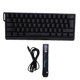 thumbnail image 2 of Teclado Inalámbrico Recargable 61 Teclas Modo Triple 2.4G USB Con Cinta Retroiluminada RGB 60 Por Ciento Portátil Para Juegos Recargable, 2 of 7