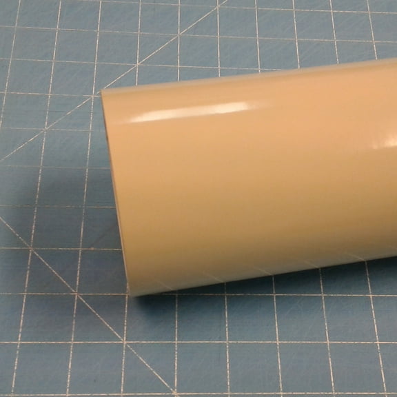Beige 12" x 10 Ft Roll of Glossy Oracal 651 Vinyl for Craft Cutters and Vinyl Sign Cutters