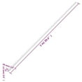 thumbnail image 2 of vidaXL Cable Trunking 1.2"x0.6" 32.8' PVC, 2 of 8