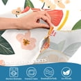 thumbnail image 3 of Yayeee Kitchen Curtains Tier Pair Light Filtering 27"x36" Rod Pocket Short Cafe Window Panel, Orange Slices, 3 of 7