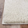 thumbnail image 3 of HomeRoots 486789 4 x 6 ft. Shag Stain Resistant Rectangle Area Rug, Silver, 3 of 8
