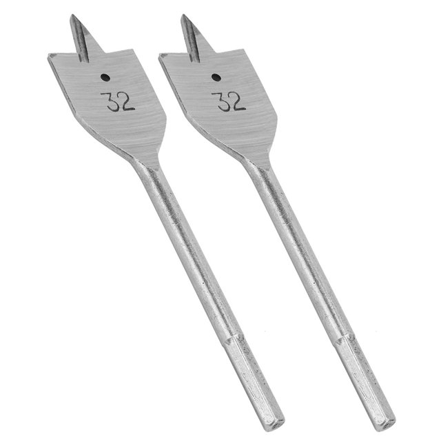 Broca plana para madera, 2 piezas Brocas planas para madera Brocas planas para madera Broca plana para carpintería Meticulosamente diseñada