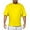 Yellow, variant on Big and Tall Shirts for Men Male Spring And Summer Short Sleeve Bottoming Shirt Solid Color Round Neck Loose Comfortable Large Size Top Classic T Shirts for Men Pocket T Multiple Pack Graphic XL