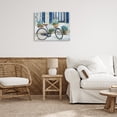 thumbnail image 2 of Stupell Industries Bicycle & Cottage Windows Transportation Painting Wrapped Canvas Canvas Art Print Wall Art, 30 x 24, 2 of 7