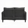 thumbnail image 5 of Modern Corduroy Two-Piece Sofa Set (Three Seater + Two Seater) for Living Room - Dark Grey, 5 of 20