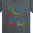 thumbnail image 4 of Inktastic My Aunt in Utah Loves Me Youth T-Shirt, 4 of 5