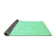 thumbnail image 2 of Ahgly Company Indoor Round Oriental Turquoise Blue Traditional Area Rugs, 6' Round, 2 of 4