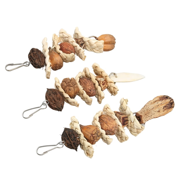 Juego de juguetes para masticar para loros, piedra con pico para periquitos, juguetes para masticar para loros, juguetes para masticar para pájaros, los mejores de su clase