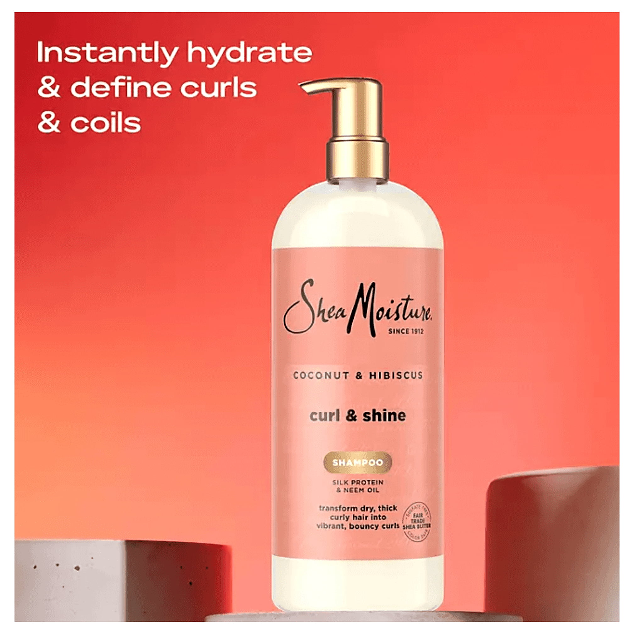 Shea Moisture Coconut Hibiscus Shampoo, 34 Fluid Ounce