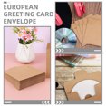 thumbnail image 3 of FONDOTIN 100pcs Party Favor Bags For Packaging Items Kraft Paper Light Brown Retro Style Protection Stationery Users, 3 of 7