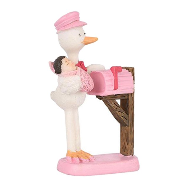 Miniaturas de bebés de resina, figuras decorativas para el hogar, adornos de mesa coleccionables Niña cisne