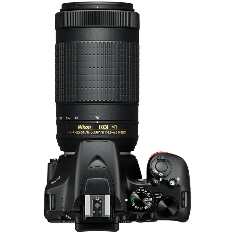 Nikon D3500 DSLR Camera w/ AF-P DX 18-55mm & 70-300mm Zoom Lens
