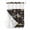Brown, variant on No Hook Cartoon Tractor Shower Curtain with Snap in Liner Set, Cute Grey Digger Shovel Truck Car Black Waterproof Fabric Bathroom Curtains with See Through Top Window, Hotel Style Small 36 x 78 Inch