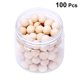 thumbnail image 2 of 100 Uds en 1 cabeza de madera de lata Push Diy chincheta redonda decorativa suministros escolares de oficina para tablero de corcho mapa fotos carteles calendario kaili Sencillez, 2 of 4
