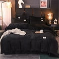 Reversible Corduroy Duvet Cover Set Ultra Soft Velvet Quilt main image 0