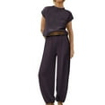 thumbnail image 2 of 2 Piece Outfits for Women Plus Size Sweater Knit Pullover Tops High Waisted Pants Tracksuit Lounge Sets 50 Two Piece Summer Sets, 2 of 9