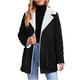 thumbnail image 2 of Chaquetas y abrigos casuales de manga larga sin capucha para mujer, abrigo de invierno cálido compuesto con cuello de solapa y botones, abrigo para mujer, 2 of 7