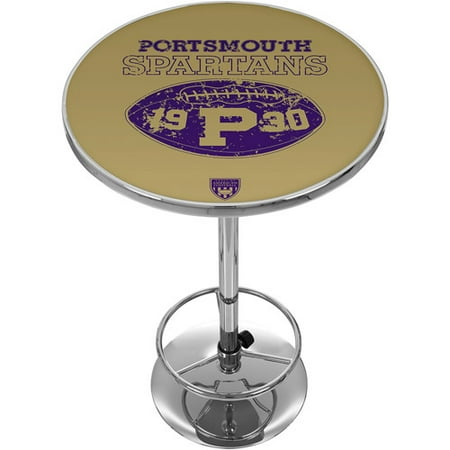 VAF Portsmouth Spartans Chrome Pub Table VAF Portsmouth Spartans Chrome Pub Table