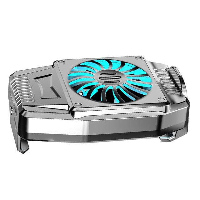 Radiador portátil ajustable del juego del ventilador del teléfono recargable del USB del refrigerador del teléfono, plateado Speravity EL002263-02B