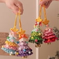 thumbnail image 2 of crativent Crocheted Christmas Tree Color Christmas Tree Soft Installation, Machine And Compact Delicate. Home, Car Crafts D, 2 of 6