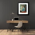 thumbnail image 4 of Louis Anquetin 20x24 Black Modern Framed Museum Art Print Titled - An Elegant Woman at the Elysee Montmartre (1888), 4 of 5