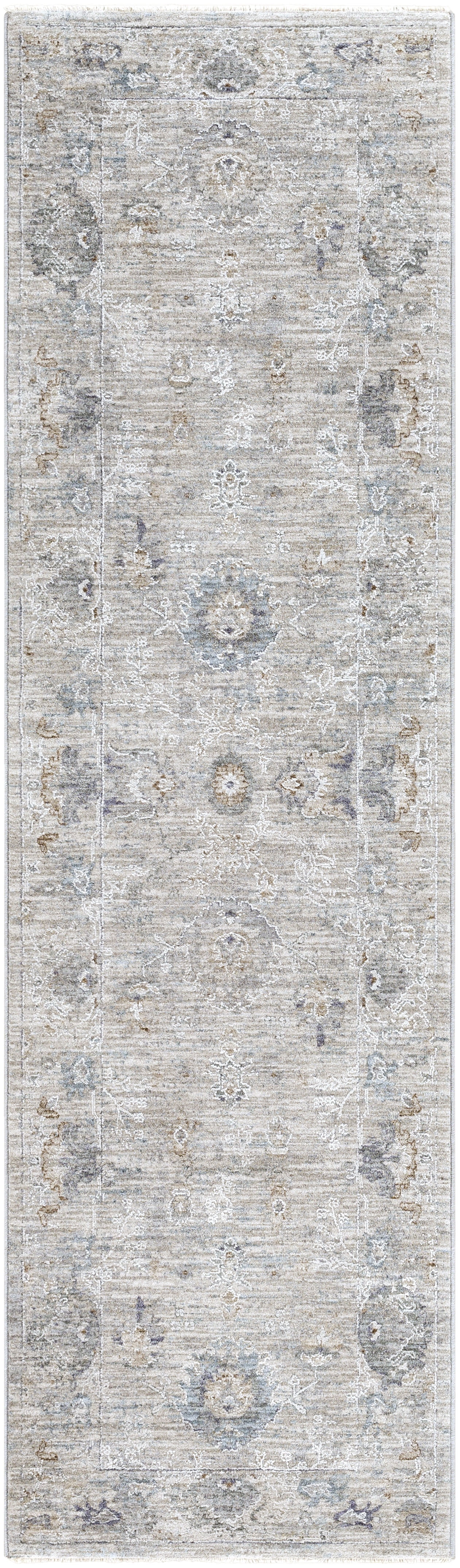 Mark&Day Area Rugs, 2x4 Meerwijck Traditional Medium Gray Area Rug (2