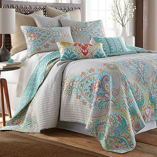 Levtex Home Deniza Reversible King Quilt Set