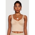 thumbnail image 2 of Womens Iris Sweetheart Cropped Tank Top, 2 of 5