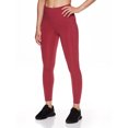 thumbnail image 4 of Reebok Women's Solid Print High Rise 7/8 Legging with 25" Inseam and Side Pockets, 4 of 4